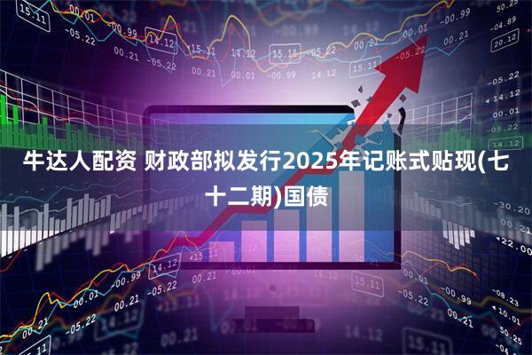 牛达人配资 财政部拟发行2025年记账式贴现(七十二期)国债